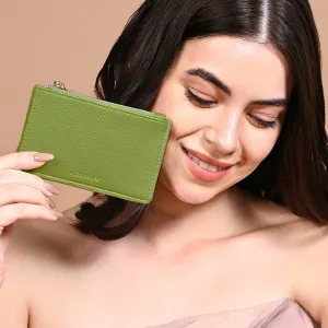 Accessorize London Classic Cardholder-Green