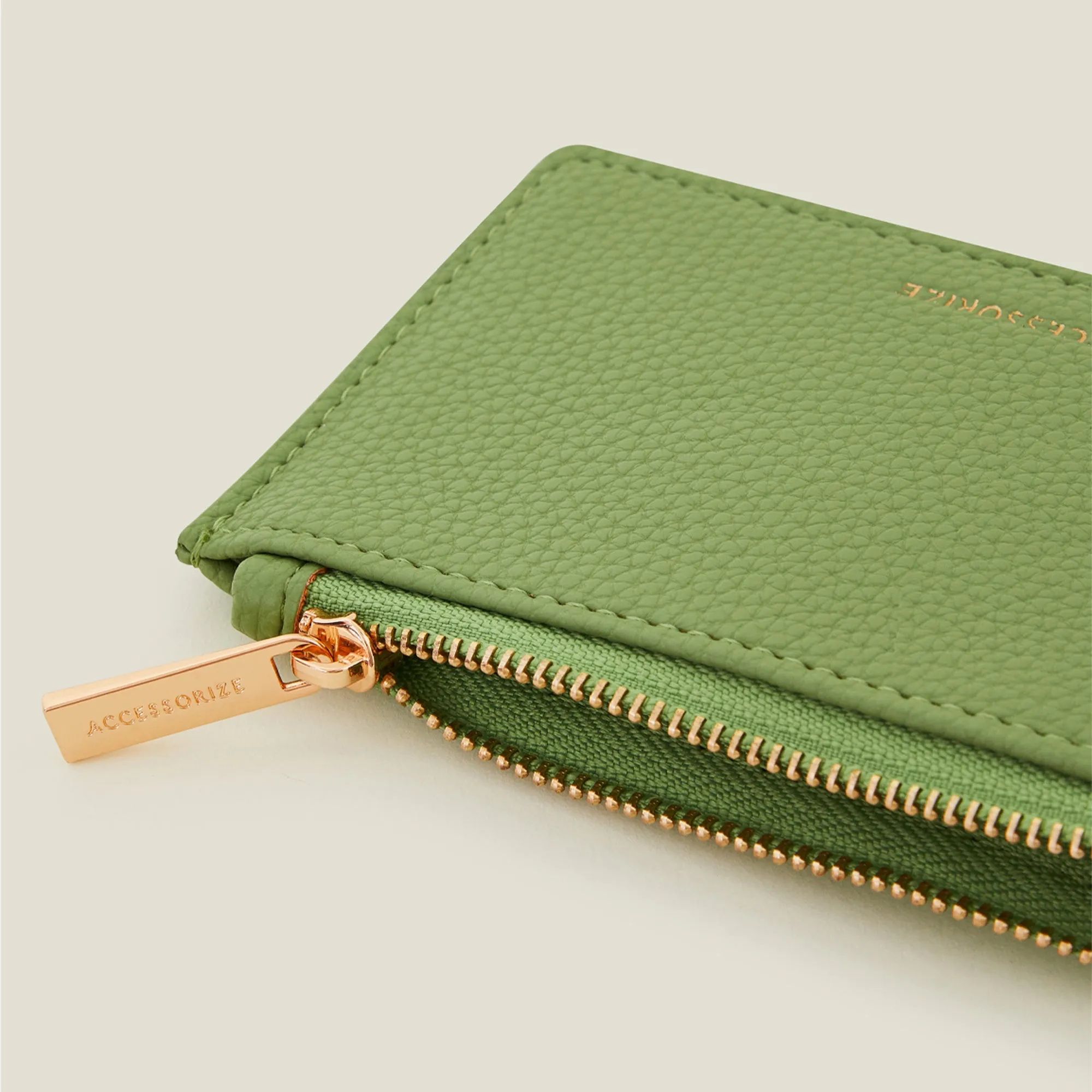 Accessorize London Classic Cardholder-Green