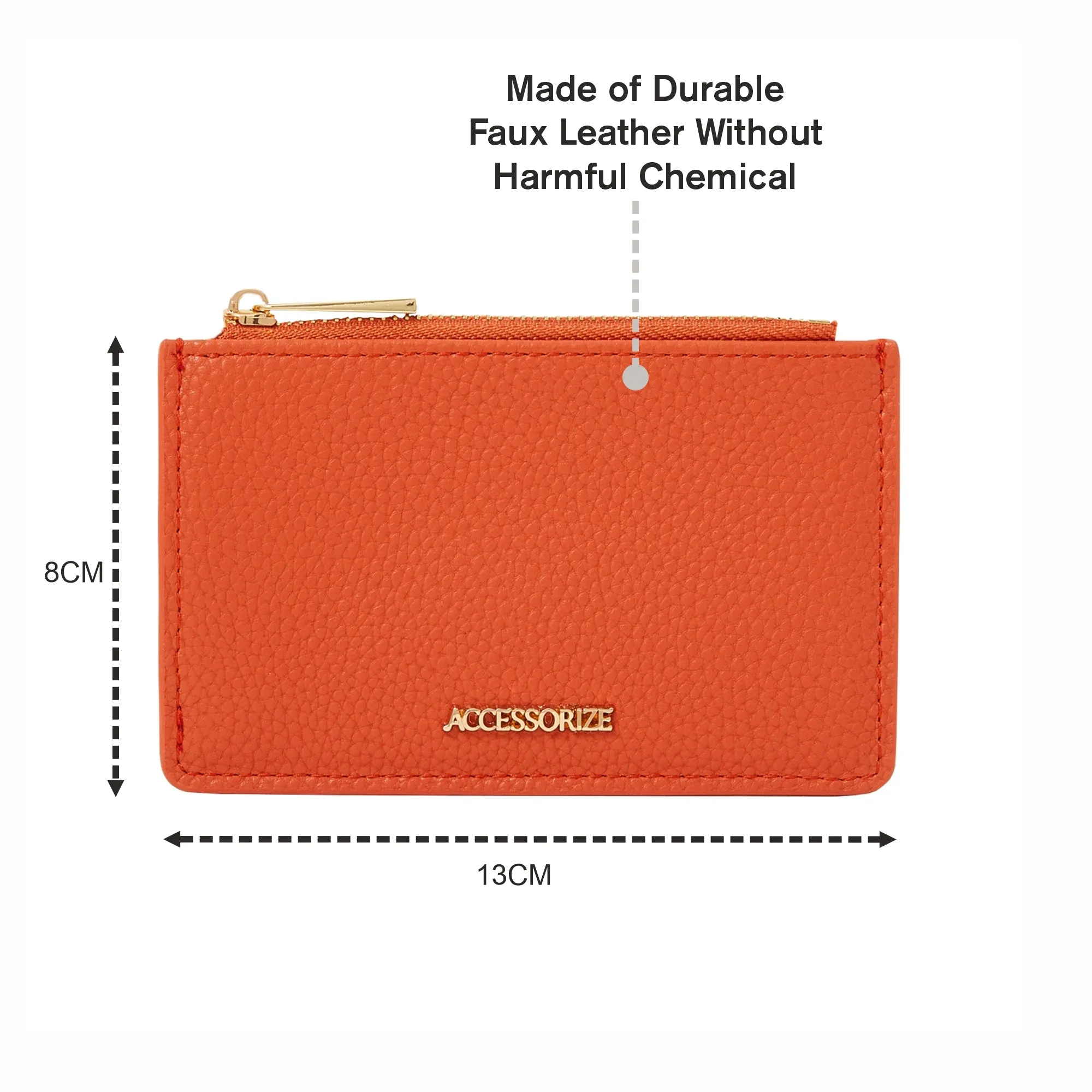 Accessorize London Classic Orange Cardholder