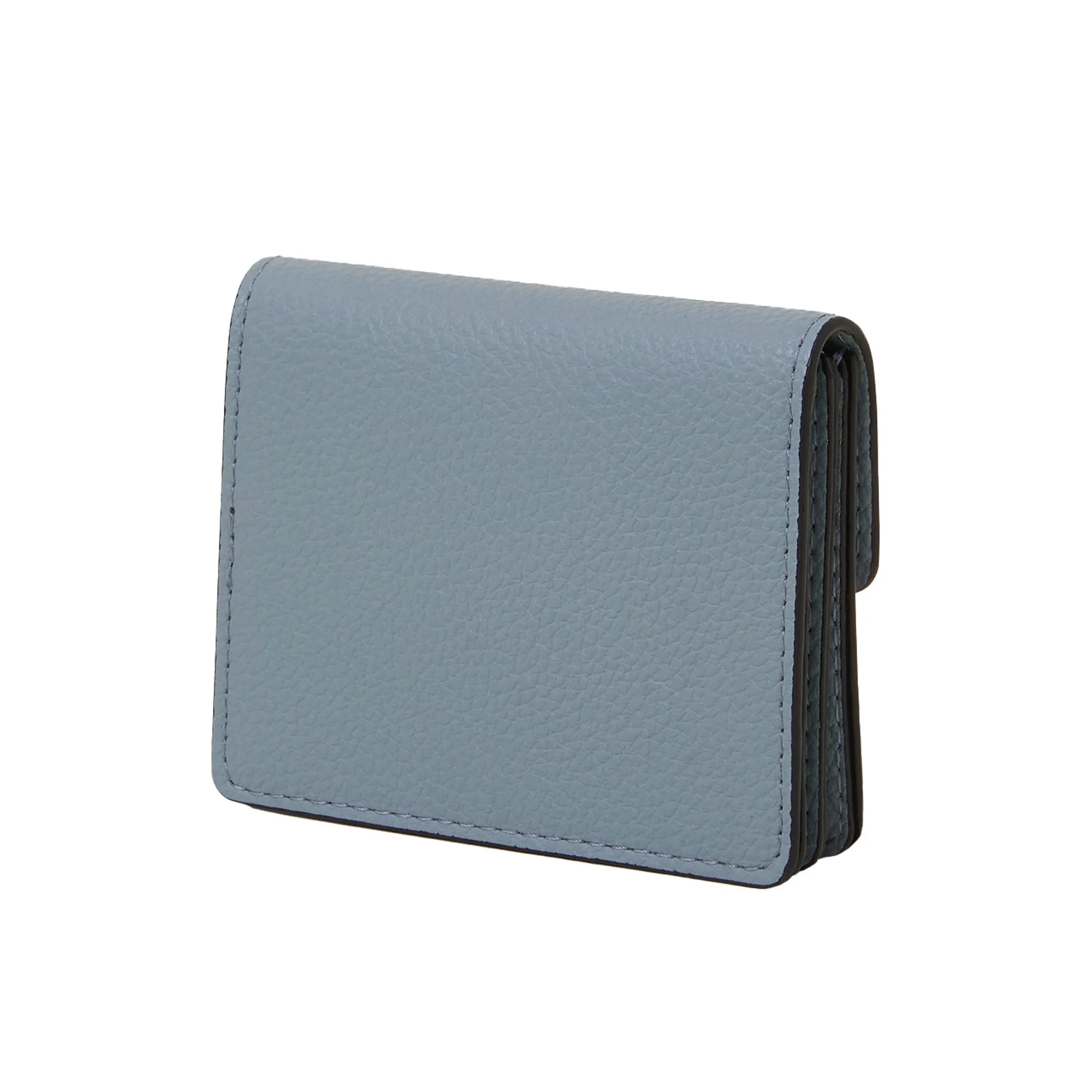 Accessorize London Women's Blue Push Lock Card Holder