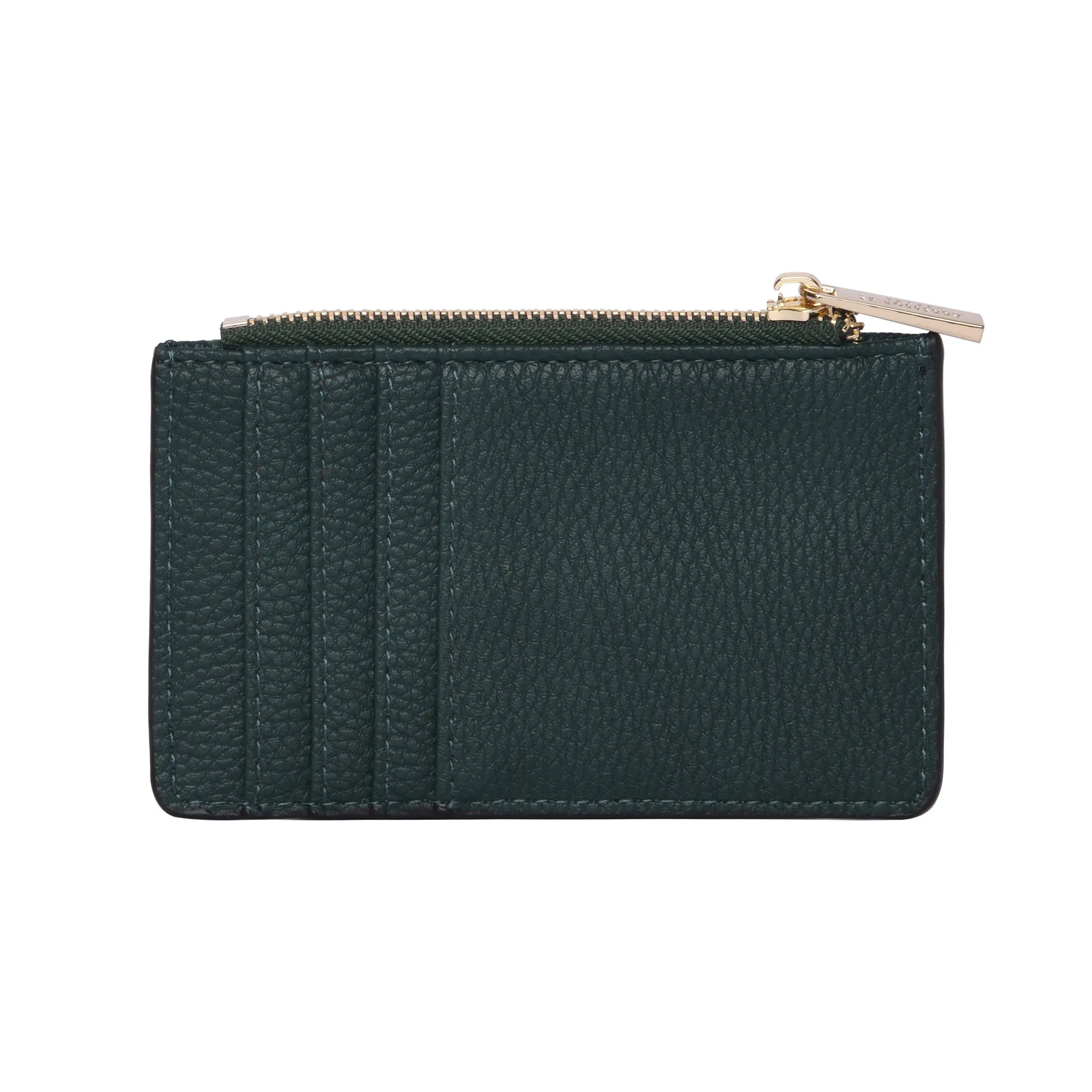 Accessorize London Women's Faux Leather Teal Plain Card Holder