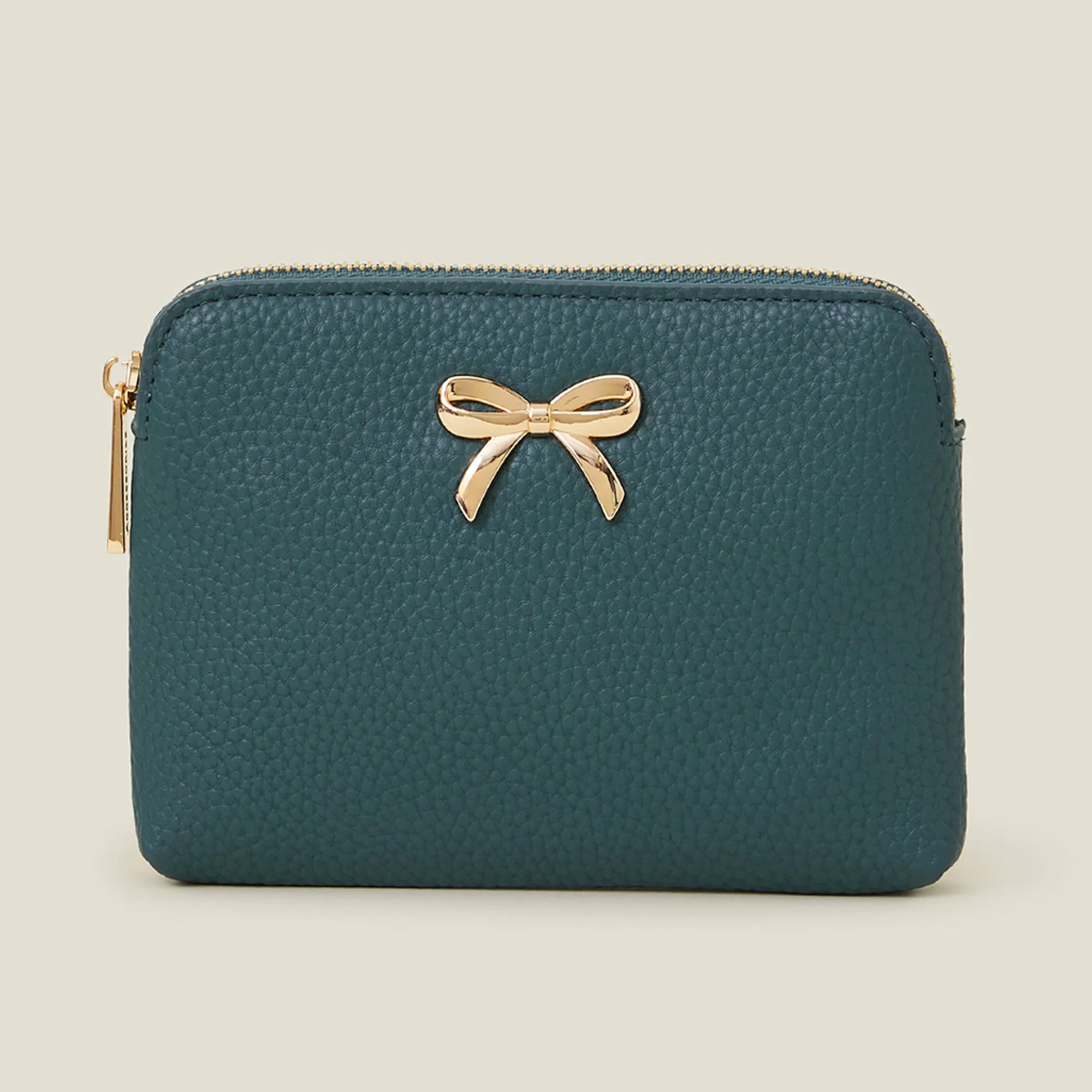 Accessorize London Women's Green Classic Coinpurse Bow