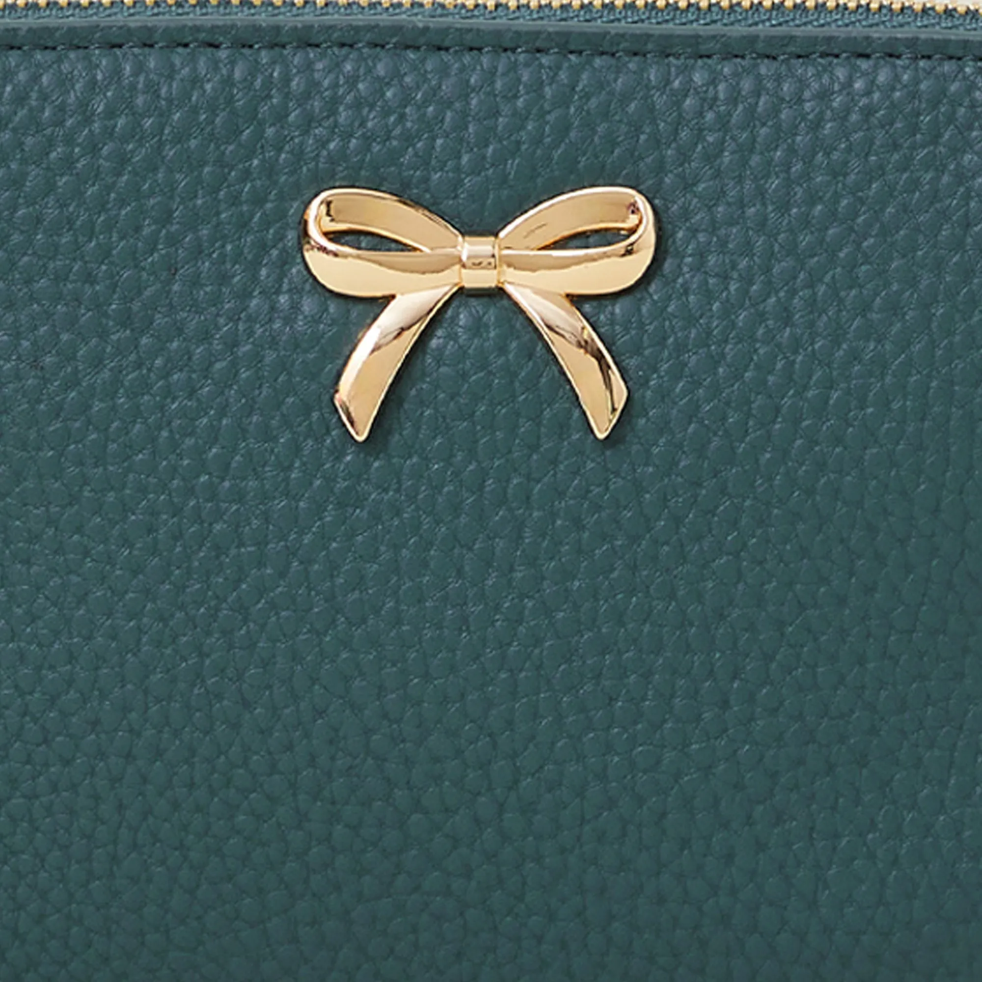 Accessorize London Women's Green Classic Coinpurse Bow