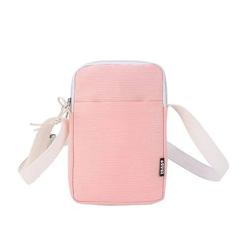 Adjustable Strap Small Crossbody Zip Closure Bag