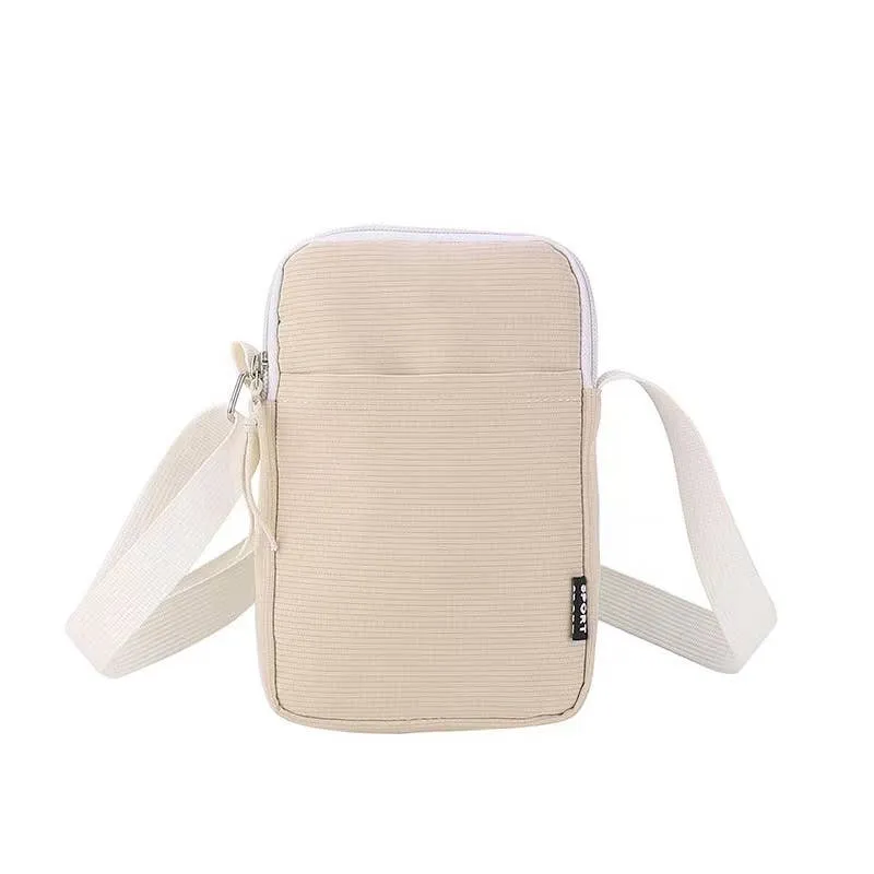 Adjustable Strap Small Crossbody Zip Closure Bag