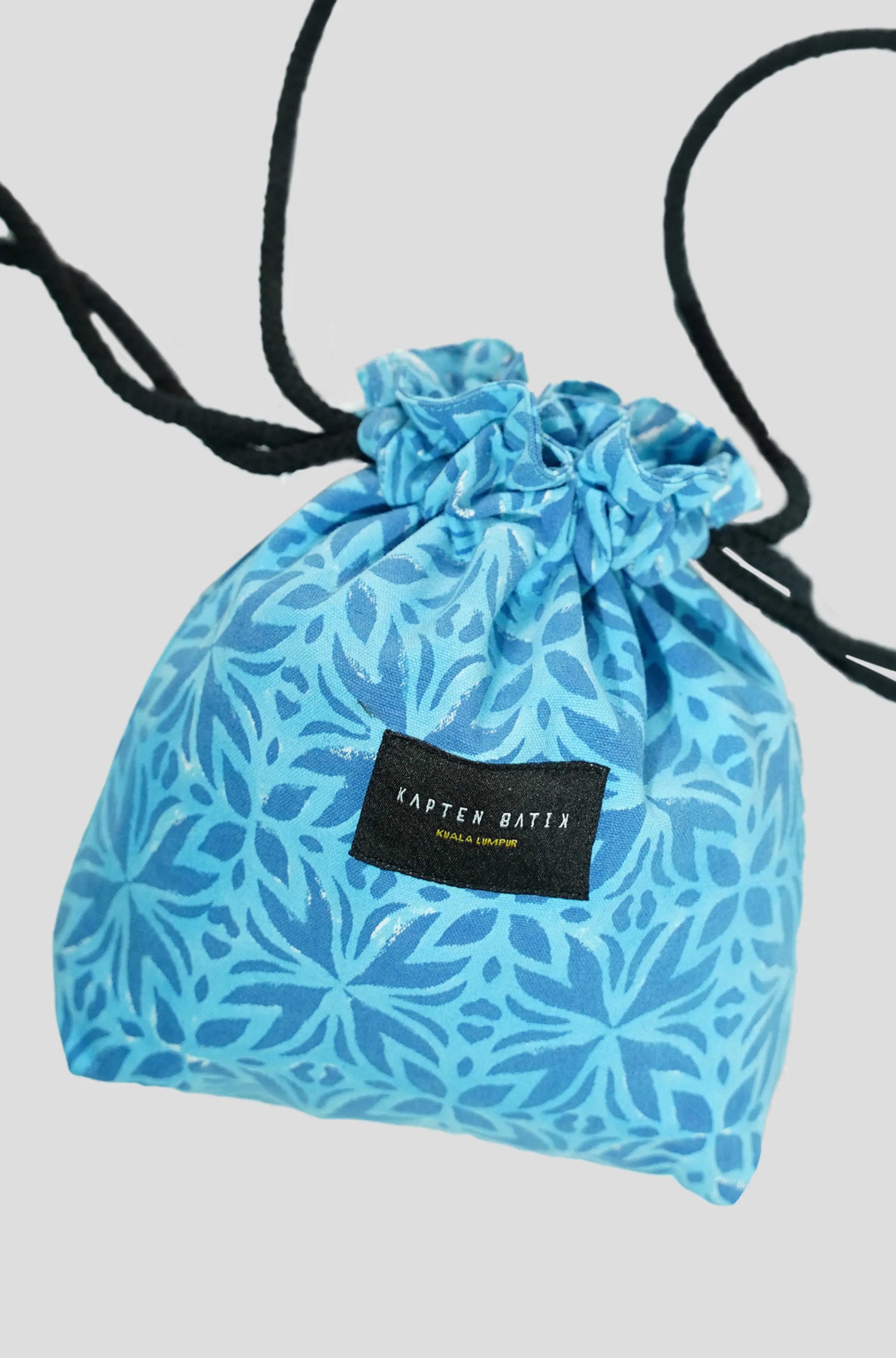 Artisanal Canvas Sling Pouch Bag in Petals