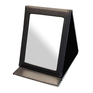 Bags & Wallets - PU - Large Folding Makeup Mirror - Black