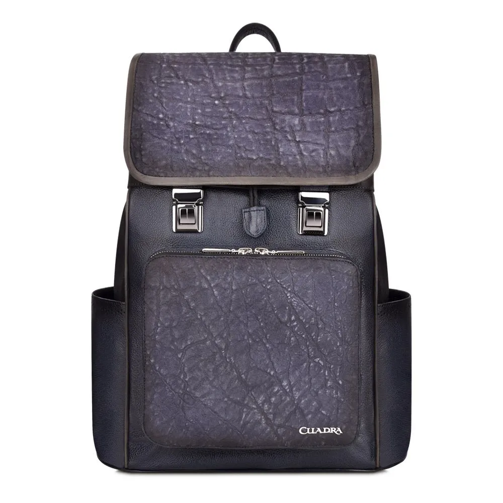 BO444EL - Cuadra dusty navy fashion elephant backpack for men or women