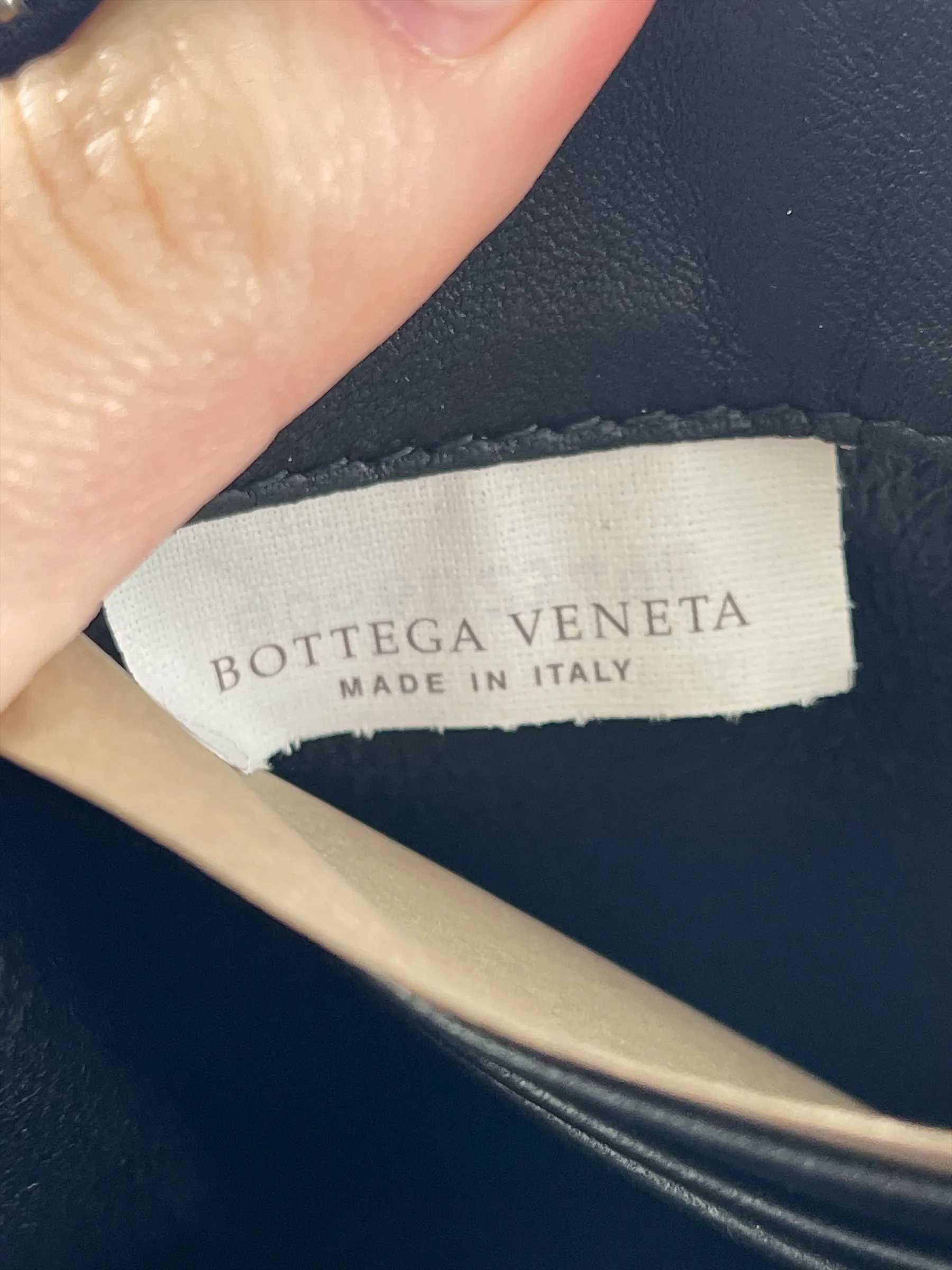 Bottega Veneta Black Woven Leather Wallet