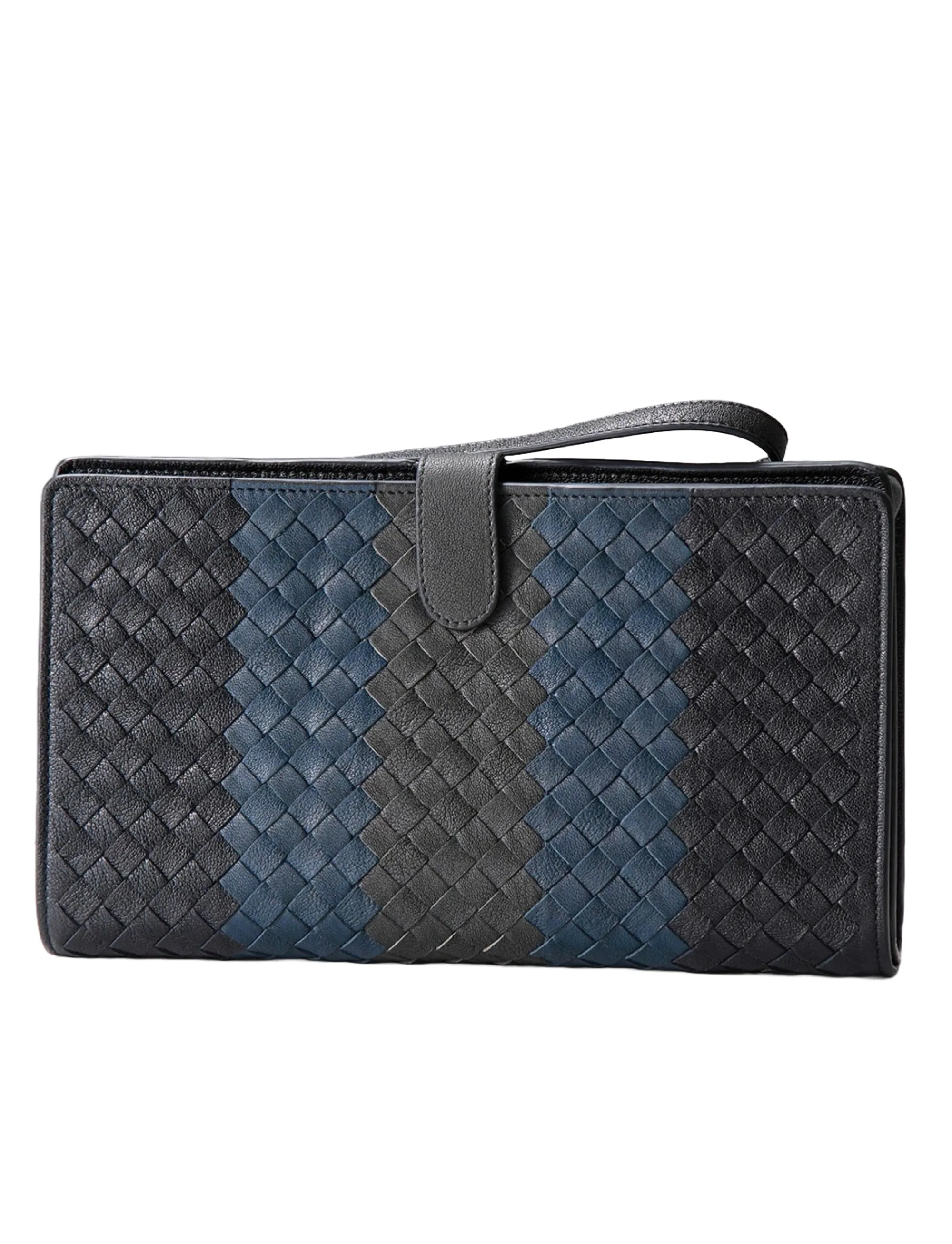 Bottega Veneta Intrecciato Leather Wristlet Bag