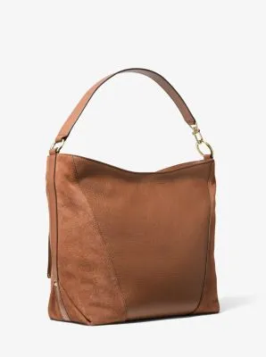 Brooklyn Large Pebbled Leather Shoulder Bag