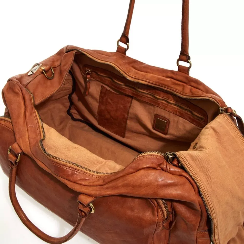 Campomaggi Tokio Trolley Leather Duffle Bag