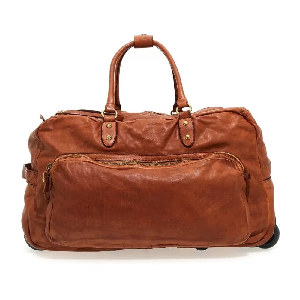 Campomaggi Tokio Trolley Leather Duffle Bag