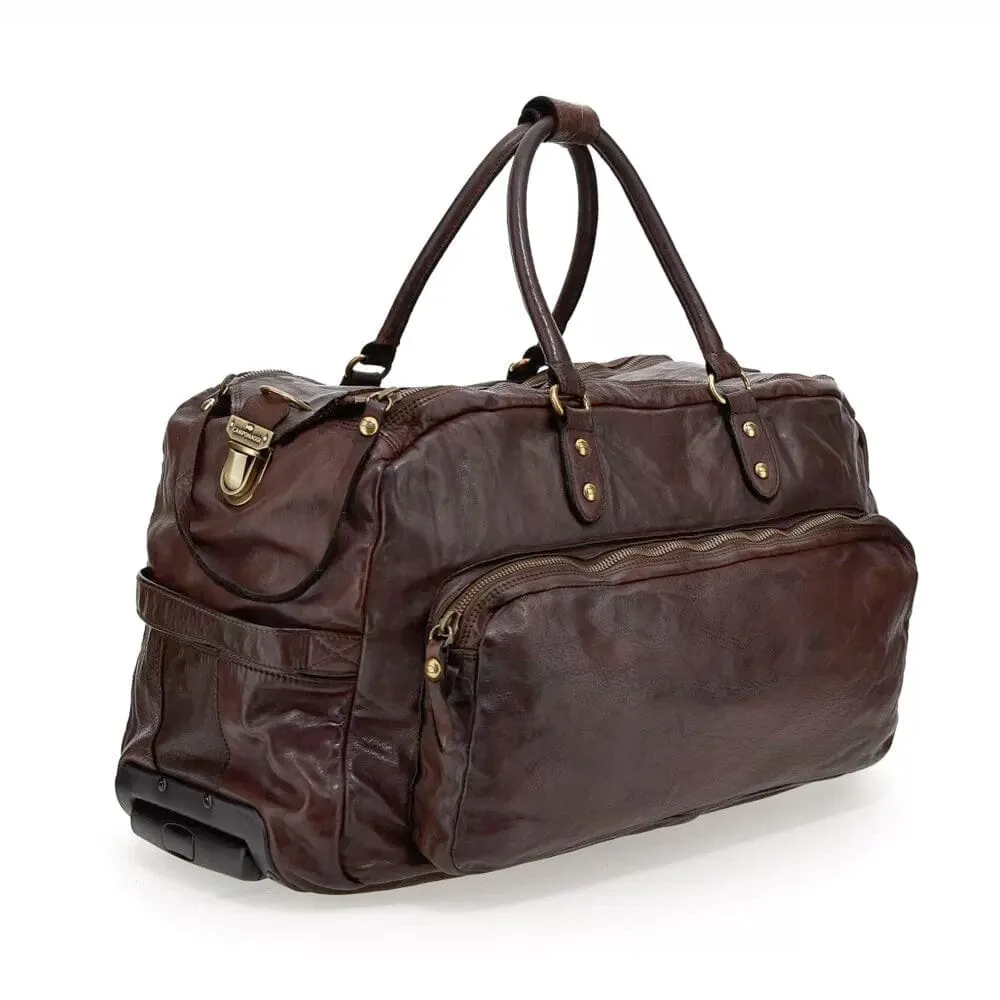 Campomaggi Tokio Trolley Leather Duffle Bag