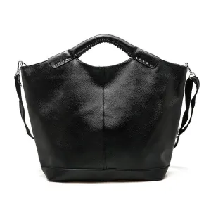 Casual Hobos Style Women's Leather Shoulder Bag With Large Capacity