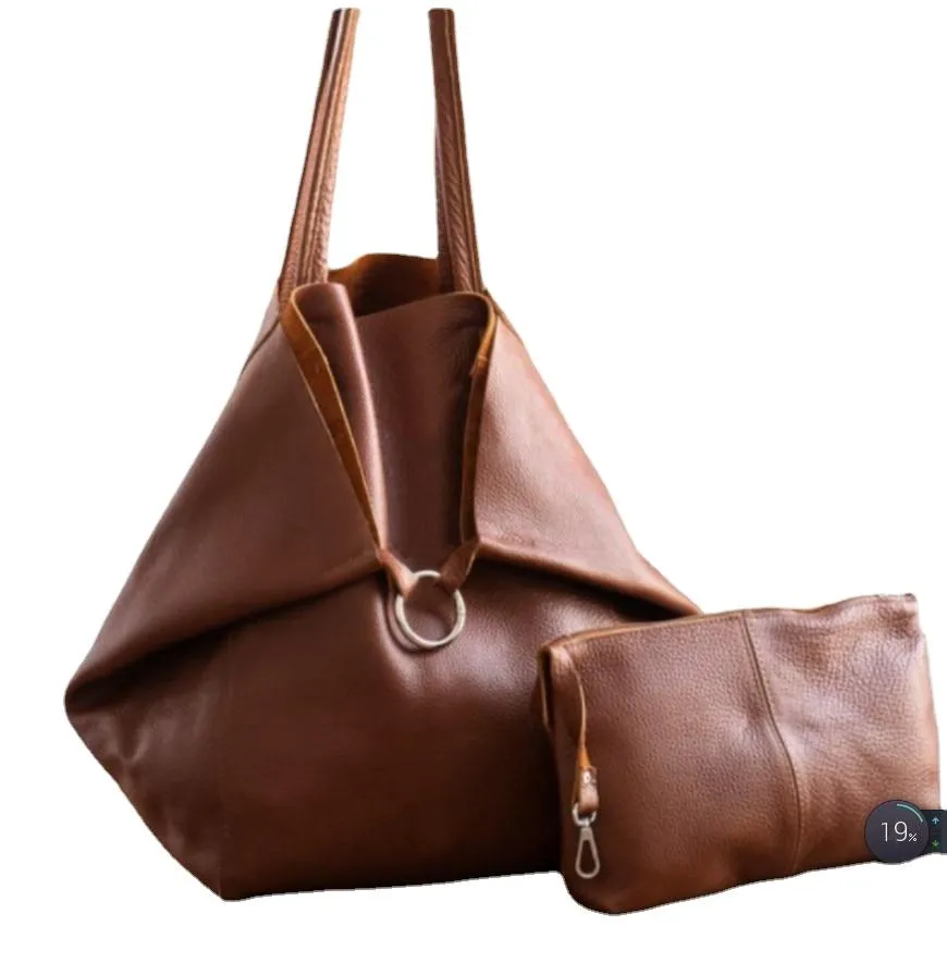 Casual Luxury Women's Over Large Soft Leather Tote Bags