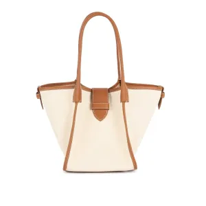 Classic Large Brown Two-handed Canvas Square Swing Bag - Wings Bag | ShoulderBag | Handbag