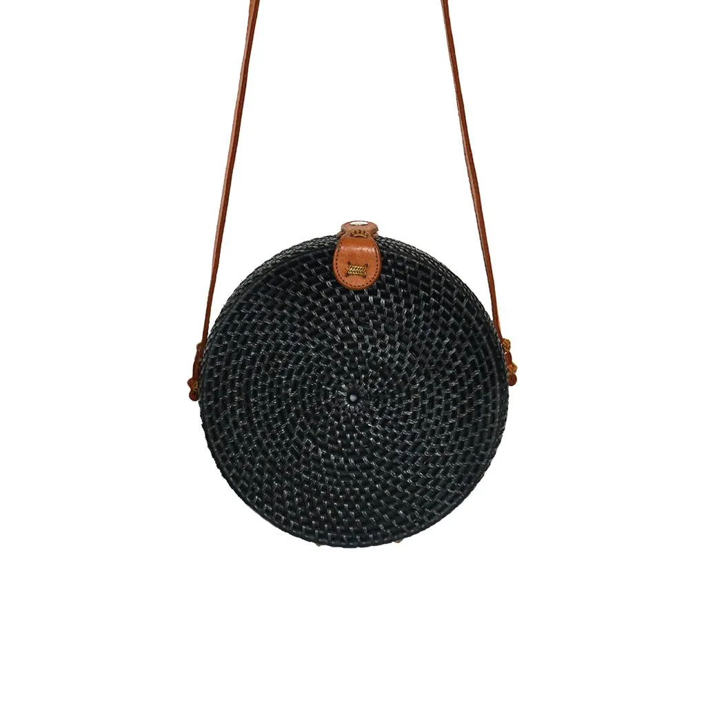 Classic Round Natural Bag