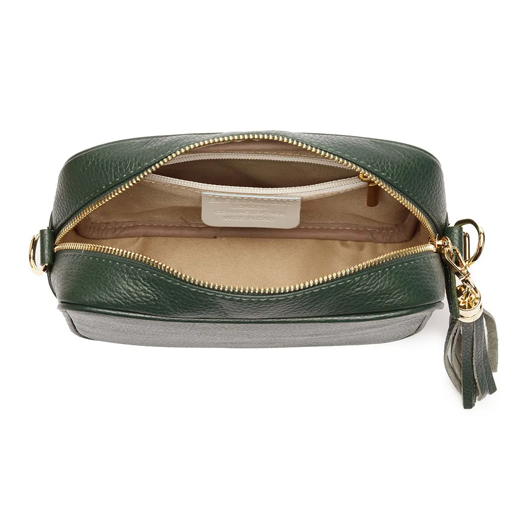 Crossbody Bottle Green (Baroque strap)