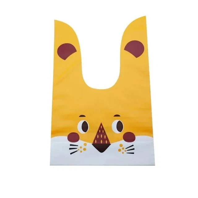 Cute Animal Ear Plastic Bags