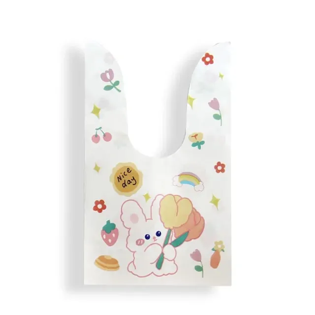 Cute Animal Ear Plastic Bags