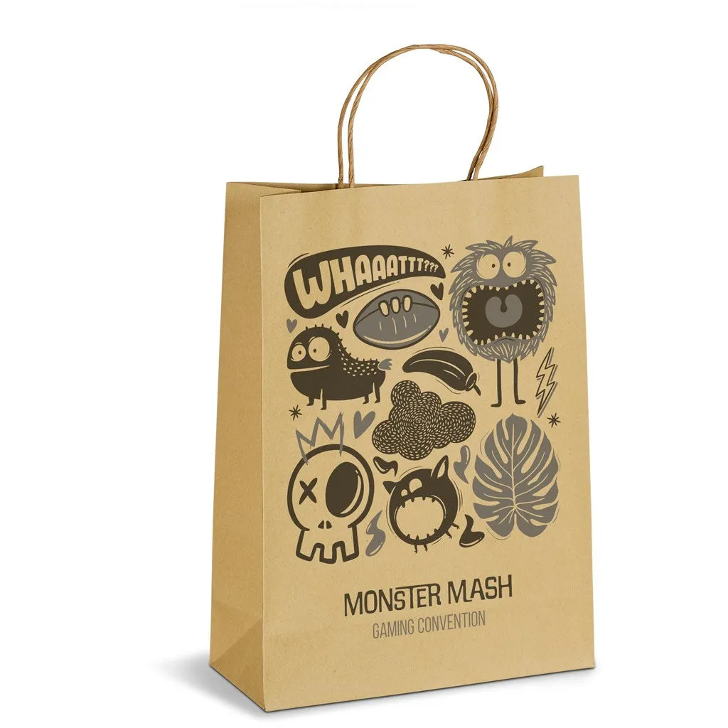 Ecological Digital Print Maxi Paper Gift Bag 150gsm