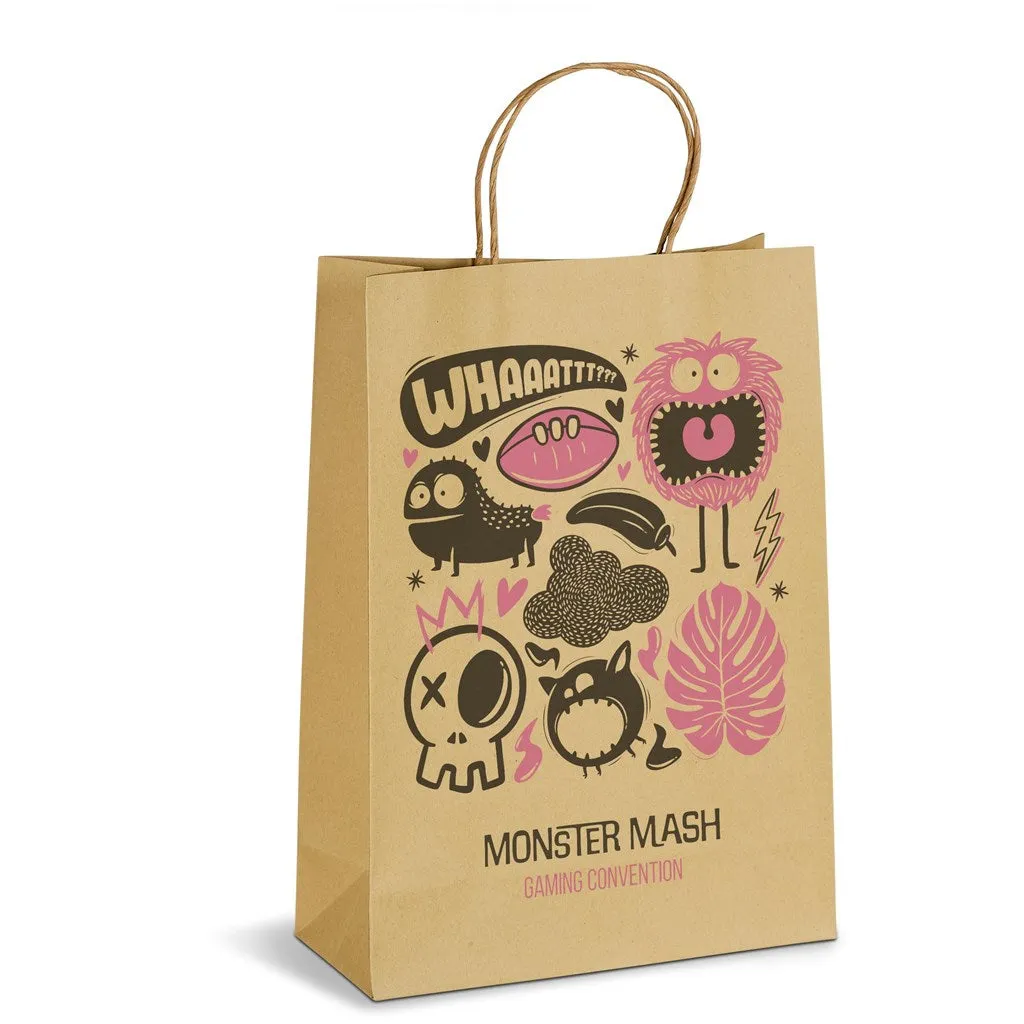 Ecological Digital Print Maxi Paper Gift Bag 150gsm