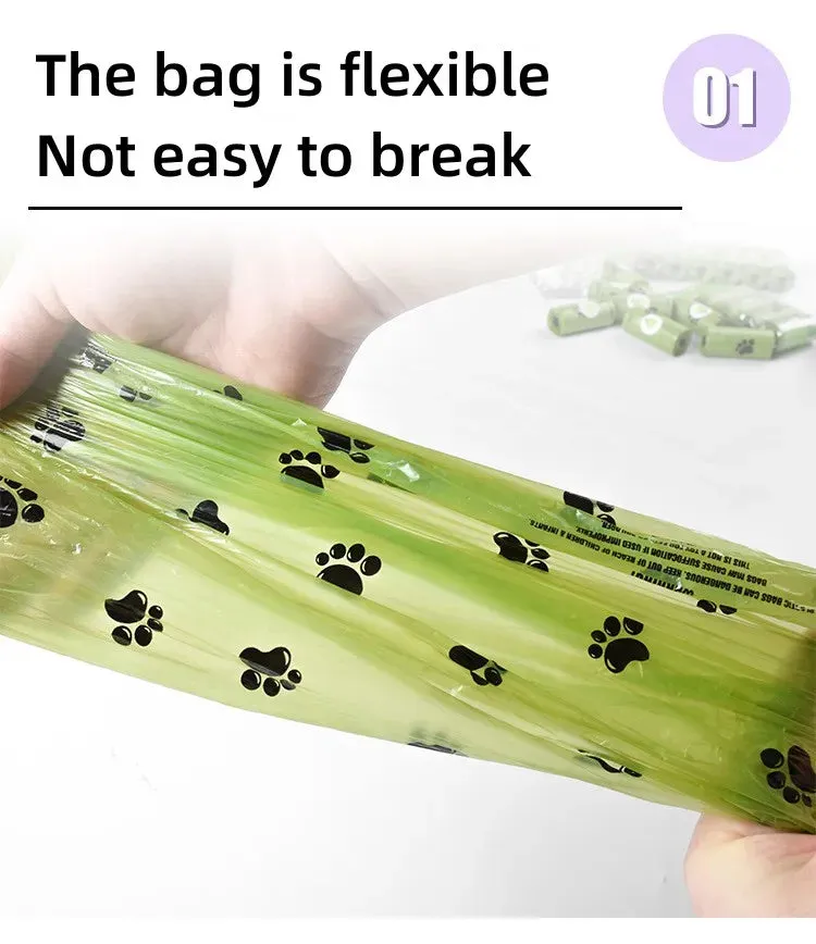 EcoScent Biodegradable Pet Waste Bags with Dispenser