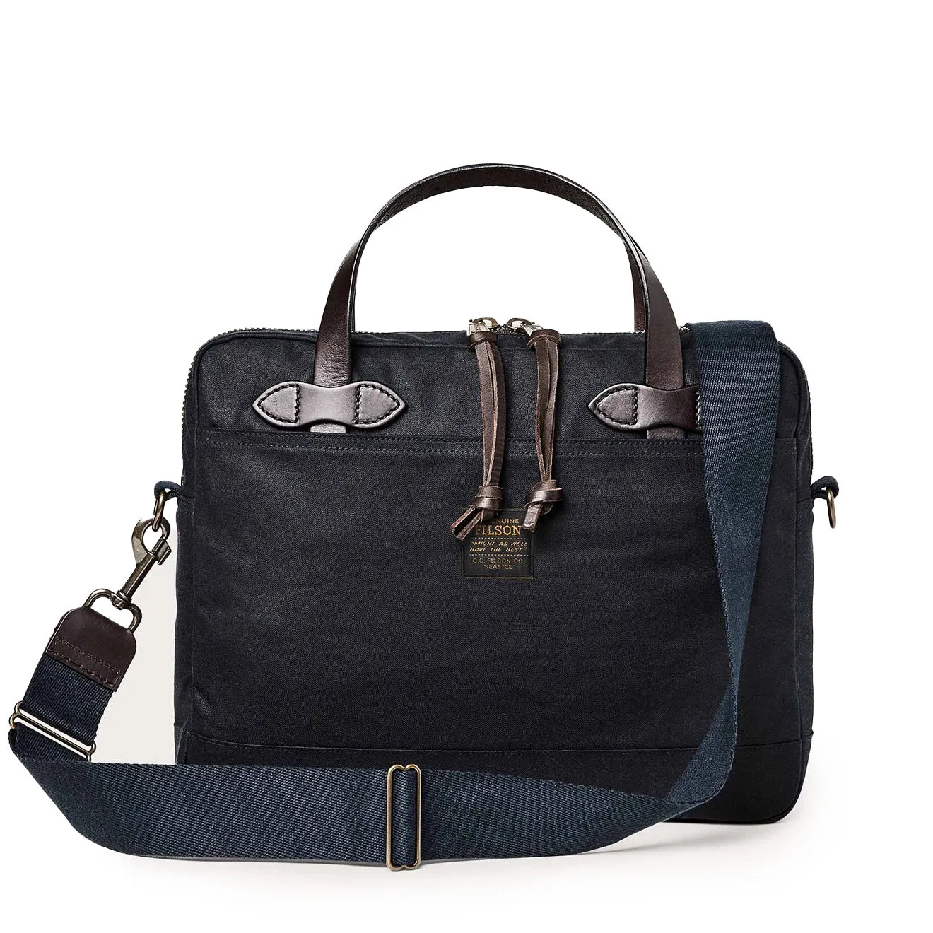 Filson Tin Cloth Compact Briefcase Navy