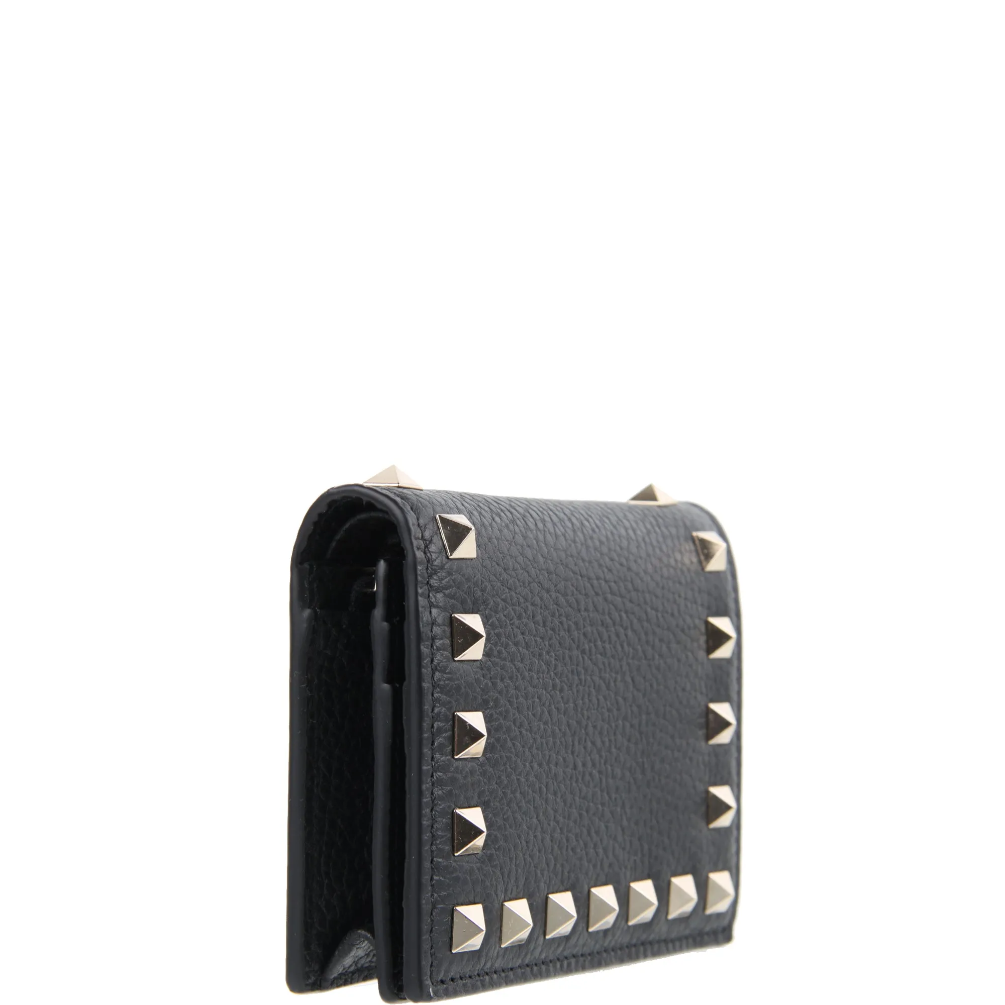 French Flap Wallet, Black