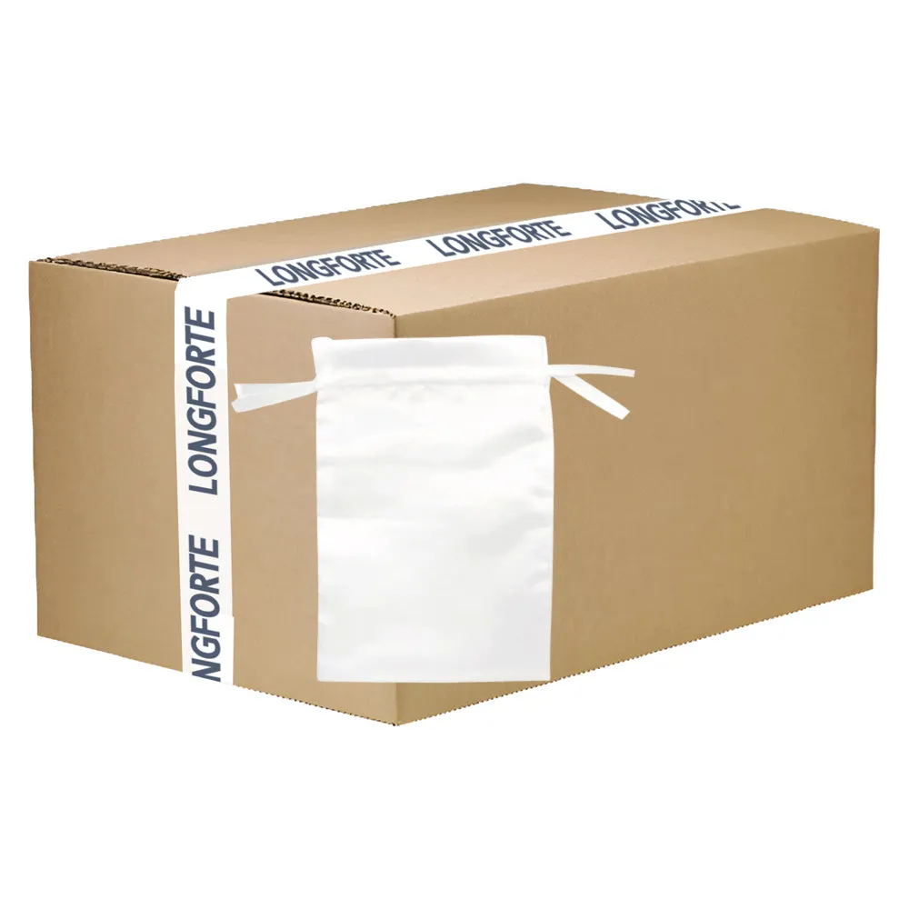 FULL CARTON - 100 x DOUBLE DRAWSTRING Bags - SATIN - 17cm x 25cm