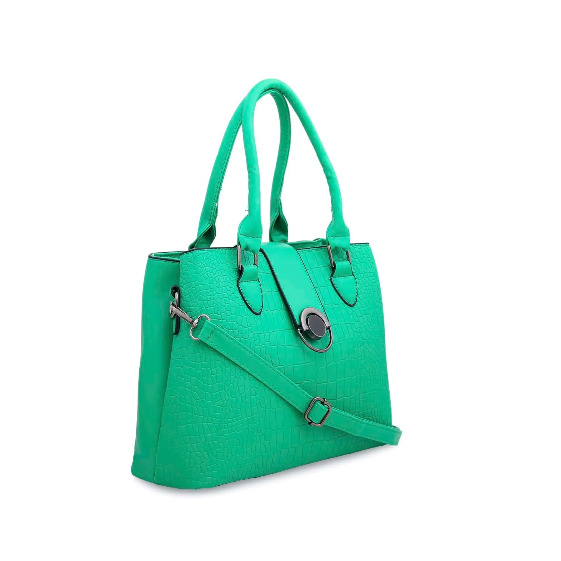 Green Formal Hand Bag P35891