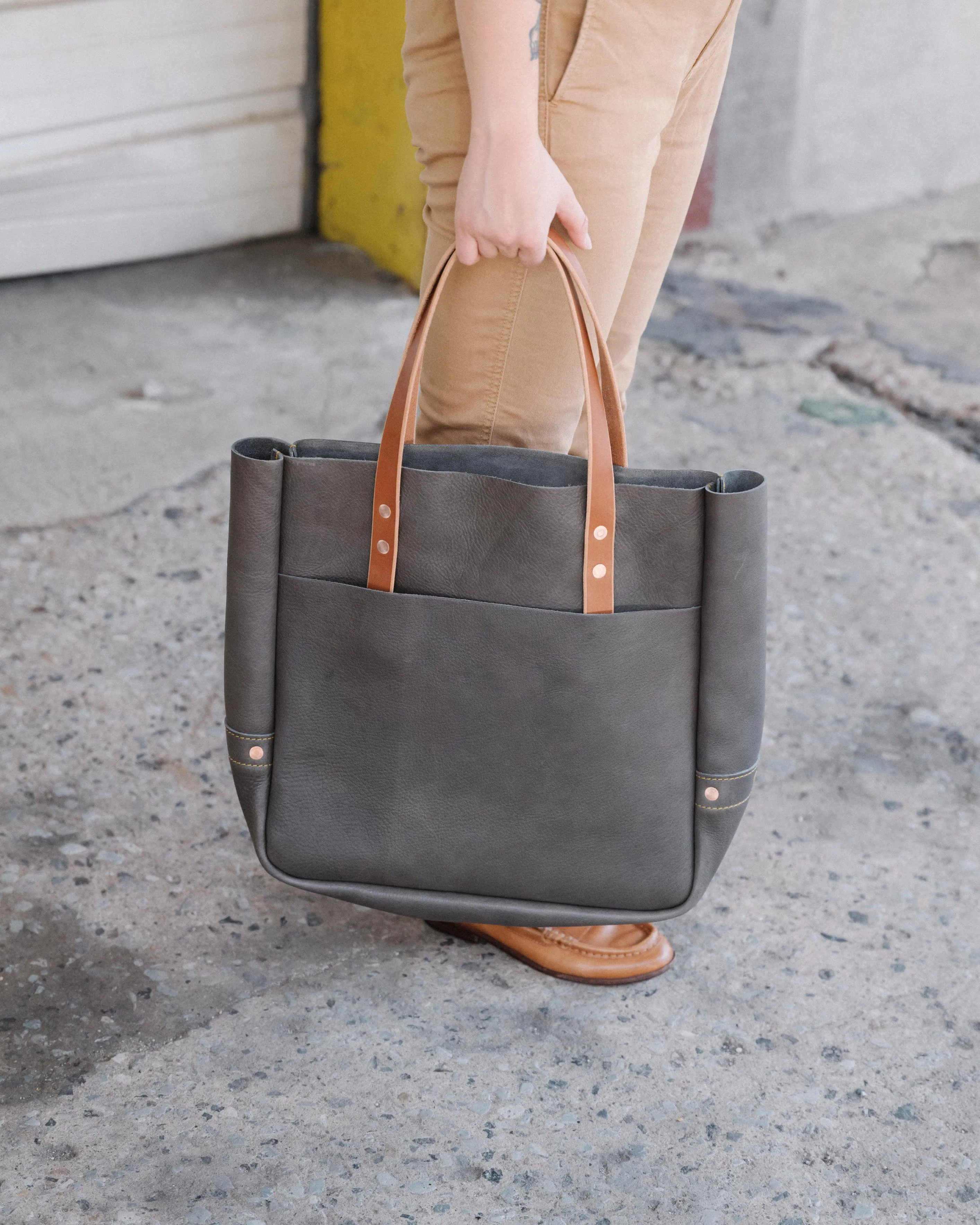 Grey Cypress Carryall Tote