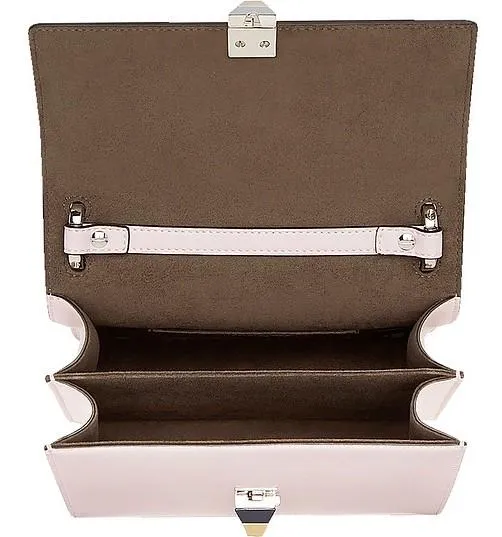 Kan I MCL Leather Shoulder Bag - Black, Peonia Pink, Pearl Gray