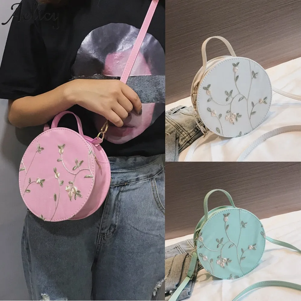 Ladies Embroidery Shoulder Bags Clutch Bag Women