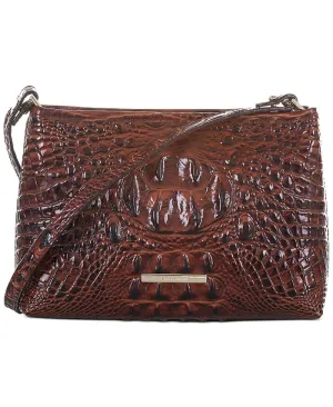 Lorelei Melbourne Brahmin Embossed Leather Shoulder, Brown