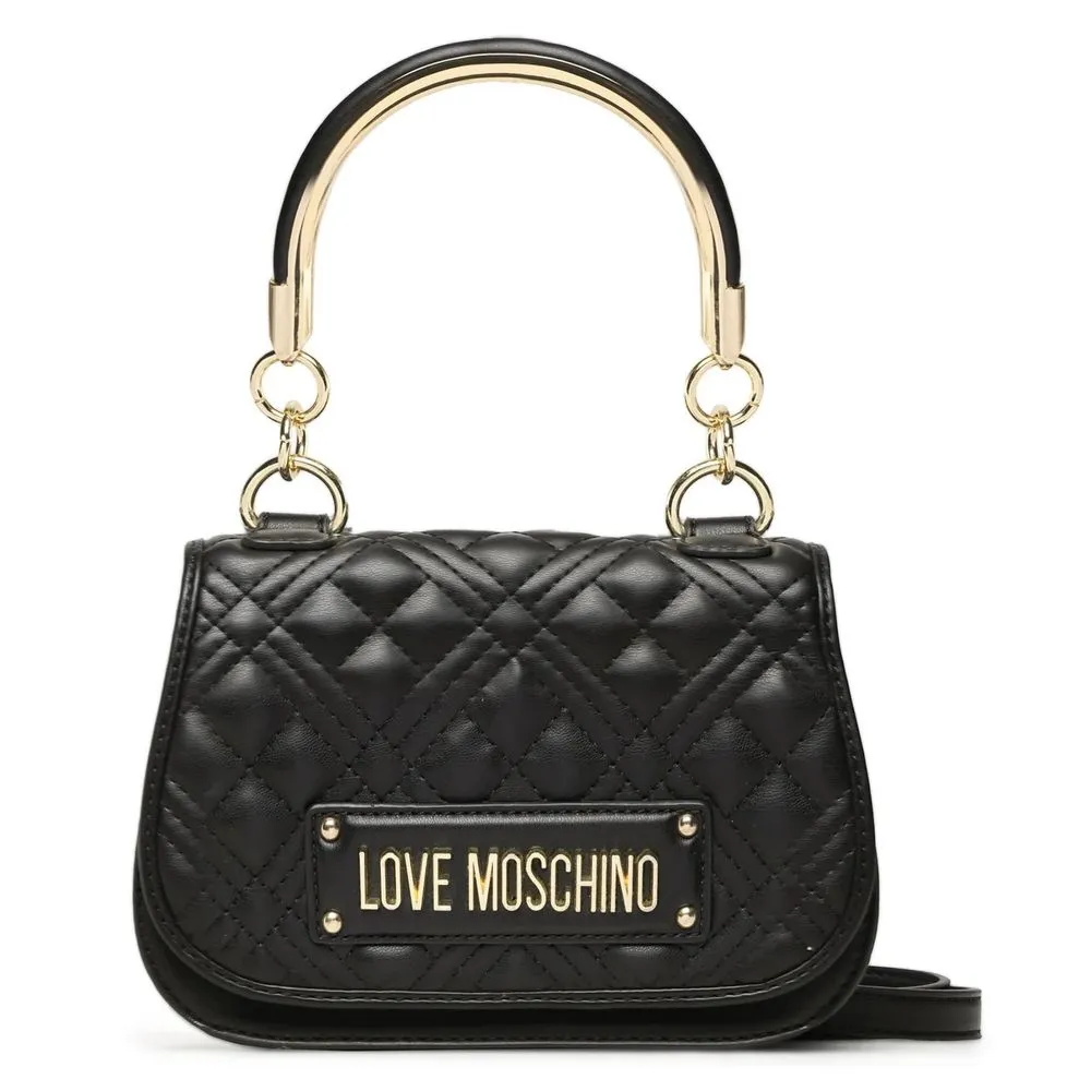 Love Moschino Quilted Faux Leather Chic Handbag