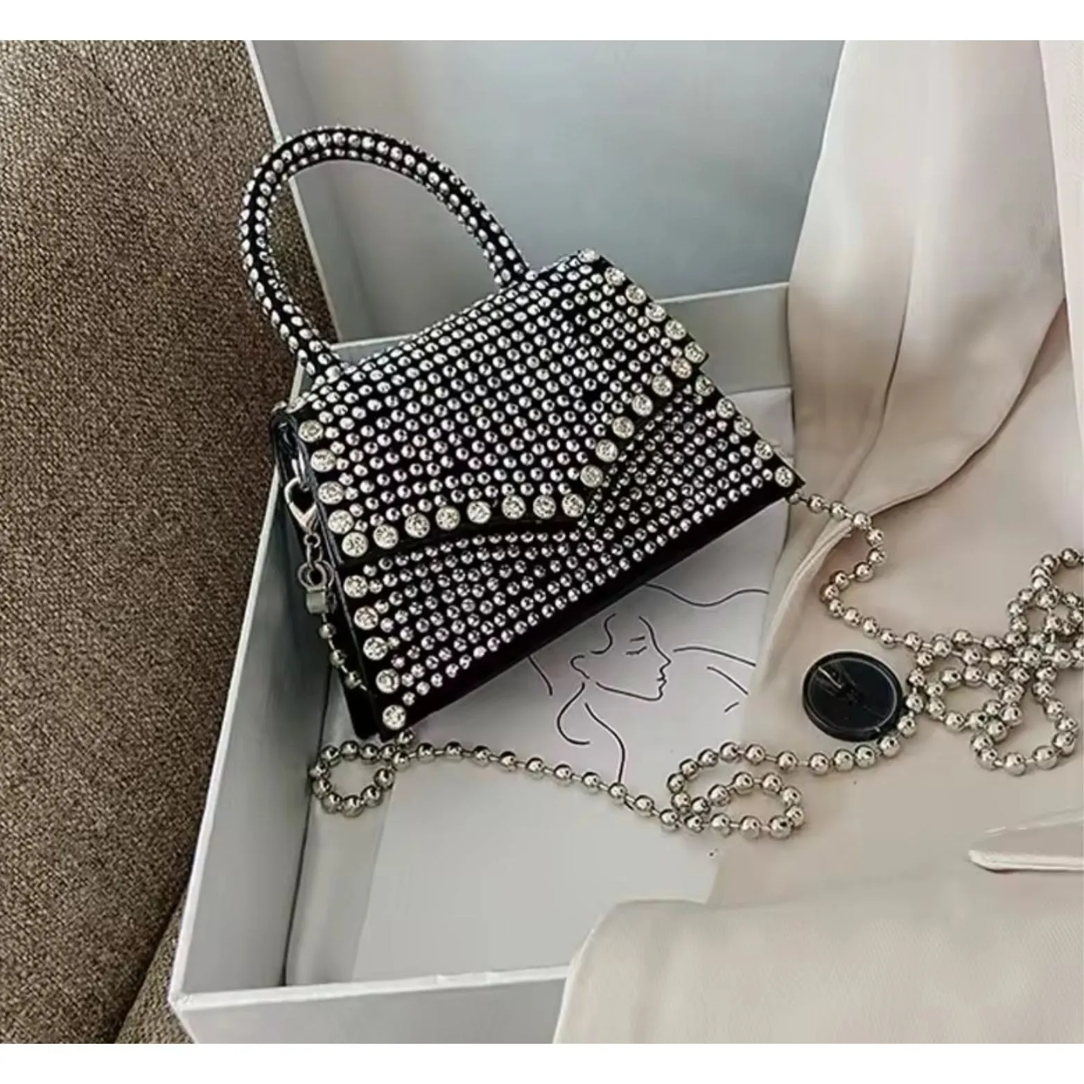 Luxury Diamond Bags Purses For Female