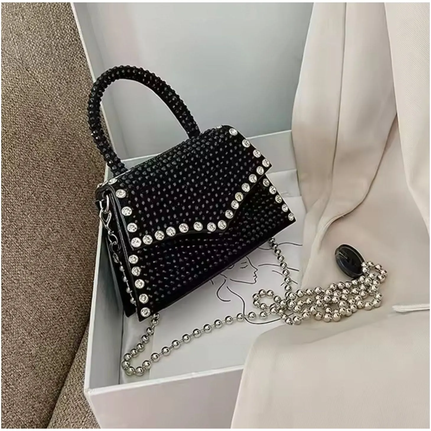 Luxury Diamond Bags Purses For Female