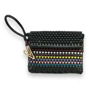 Maria Victoria | Eros CA | Upcycled, Handwoven, Wristlet