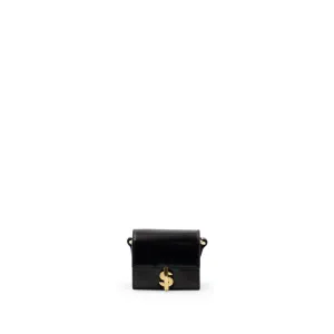 Micro Satchel Bag in Black