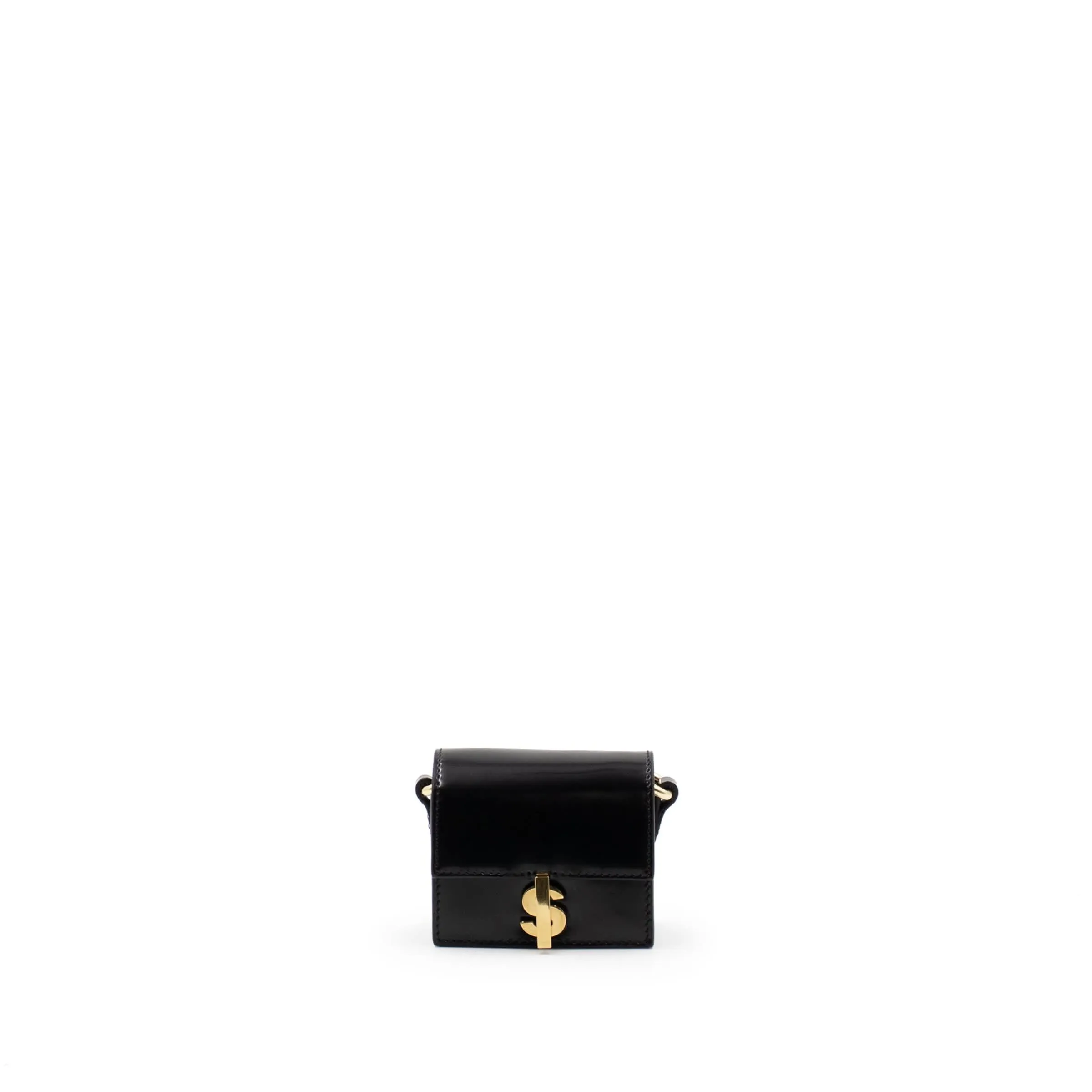 Micro Satchel Bag in Black