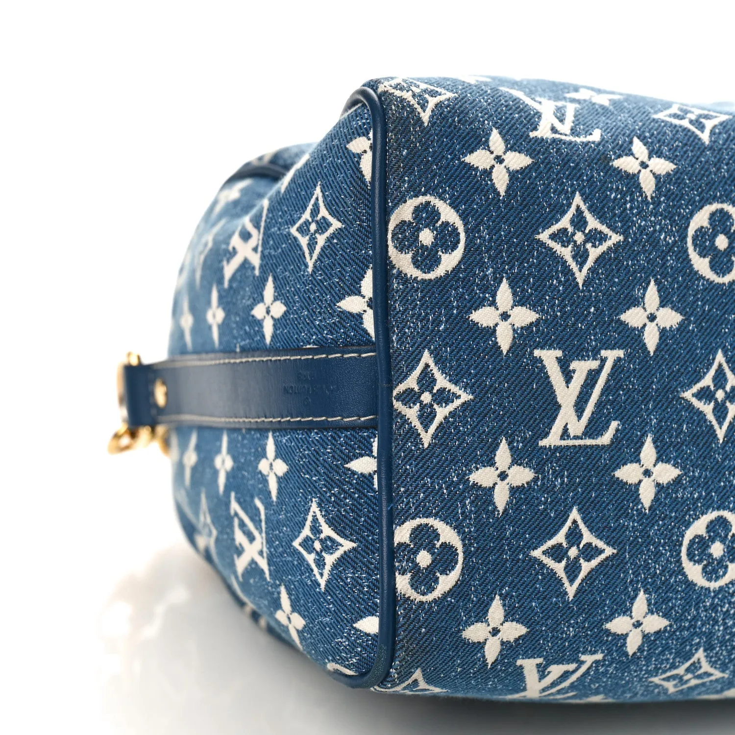 Monogram Jacquard Denim Speedy Bandouliere 25 Blue