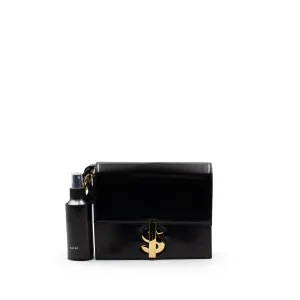 S Satchel Bag in Black