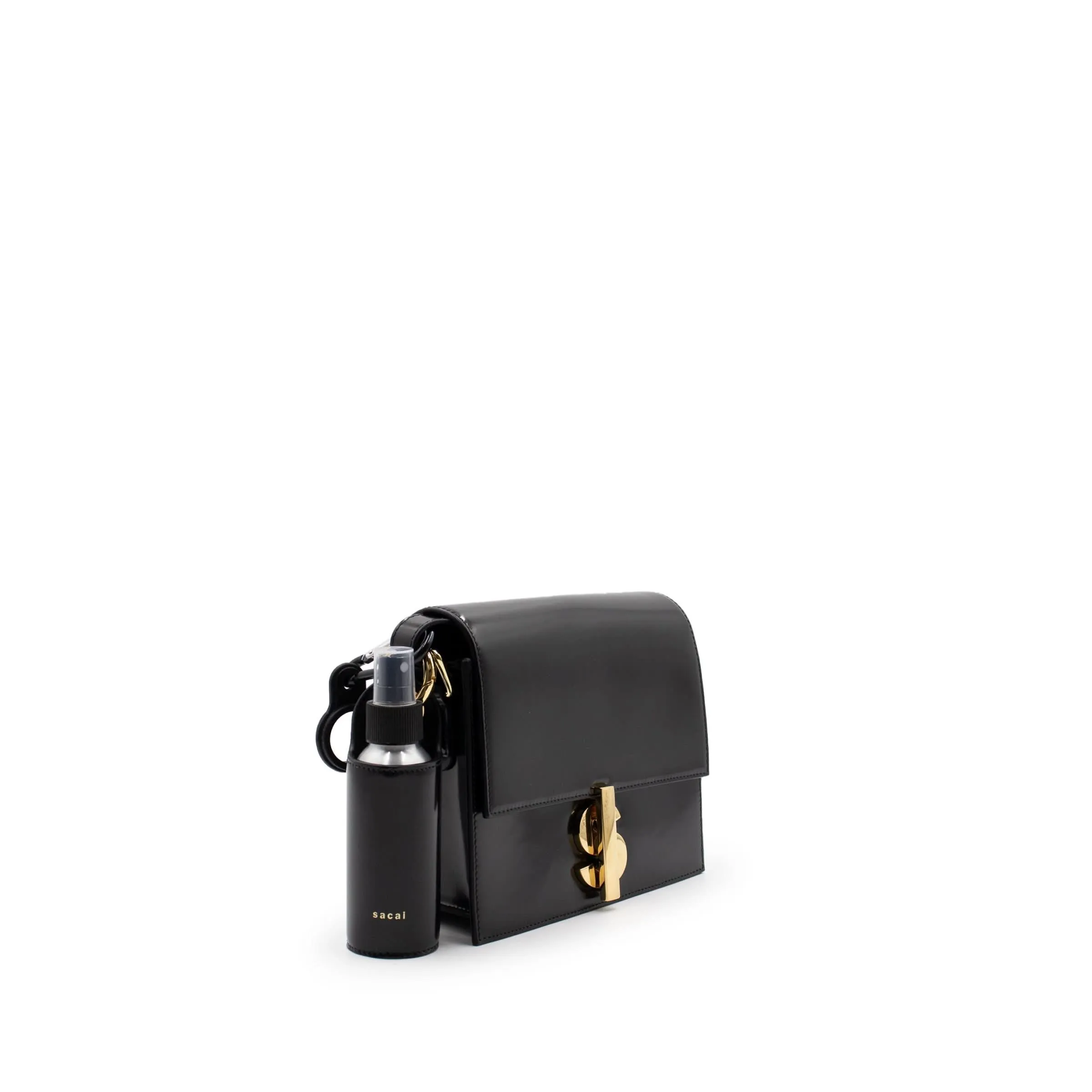 S Satchel Bag in Black