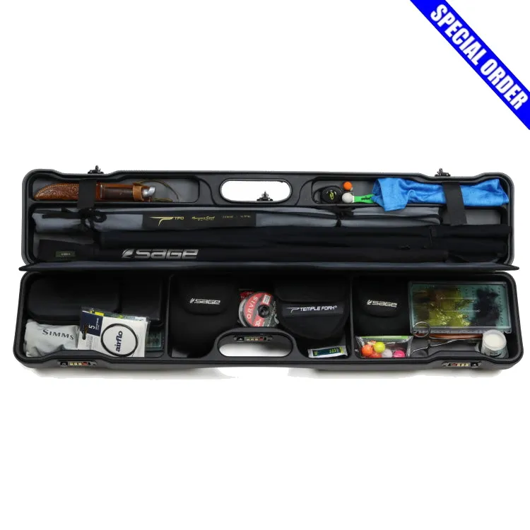 Sea Run Cases Riffle Daily Fly Fishing Rod and Reel Travel Case