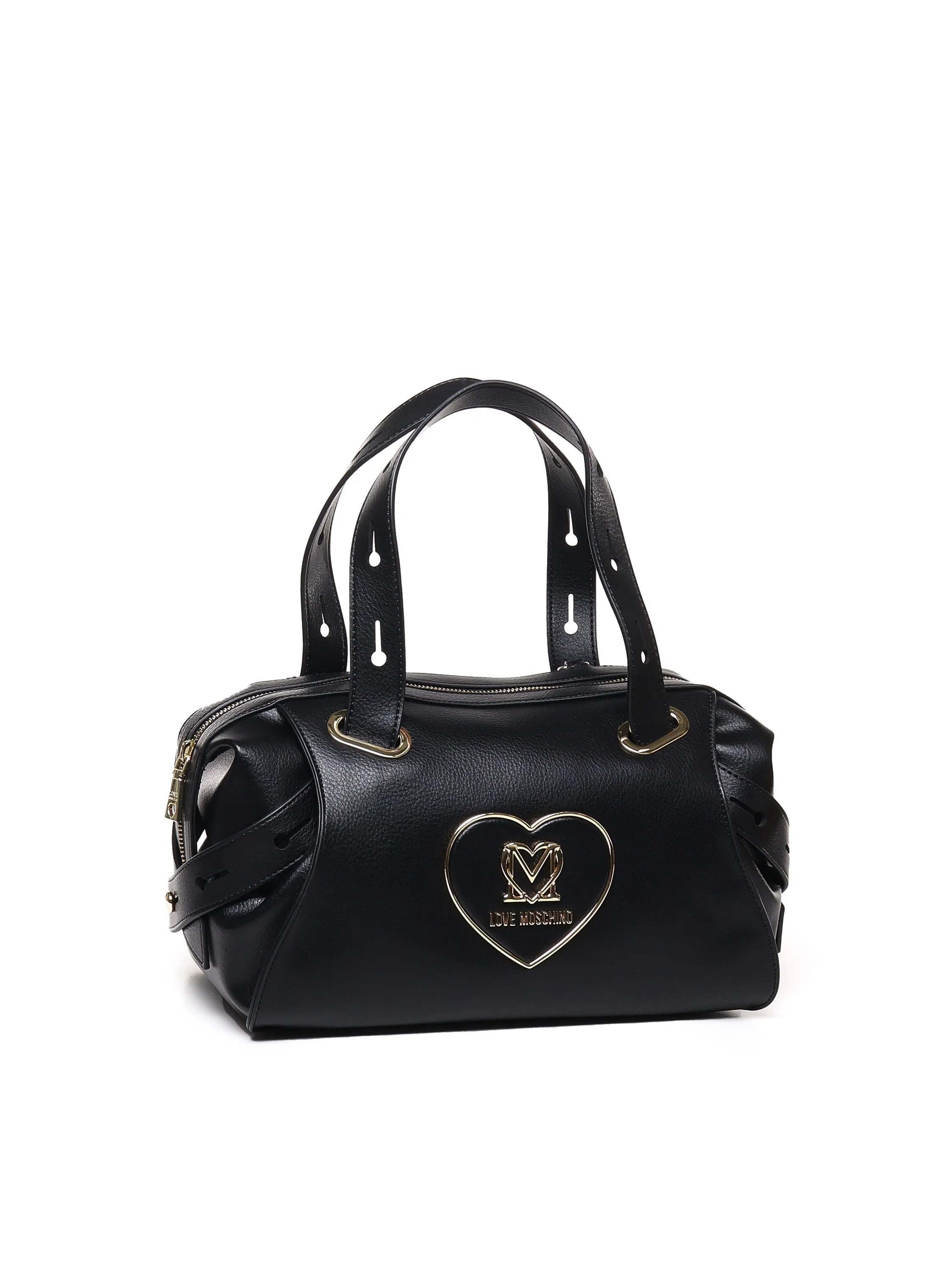 Smooth Leather Black Handbag