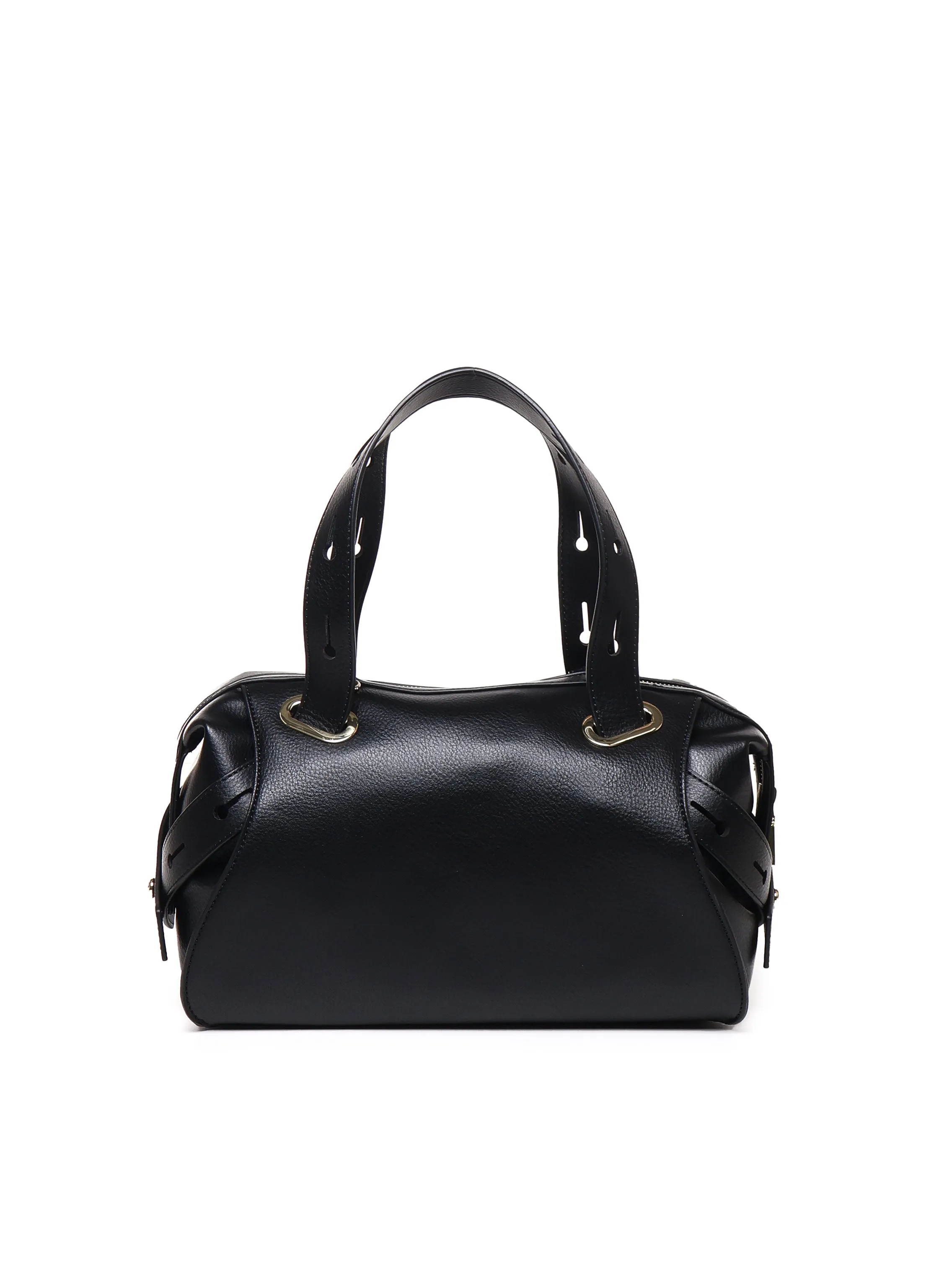 Smooth Leather Black Handbag