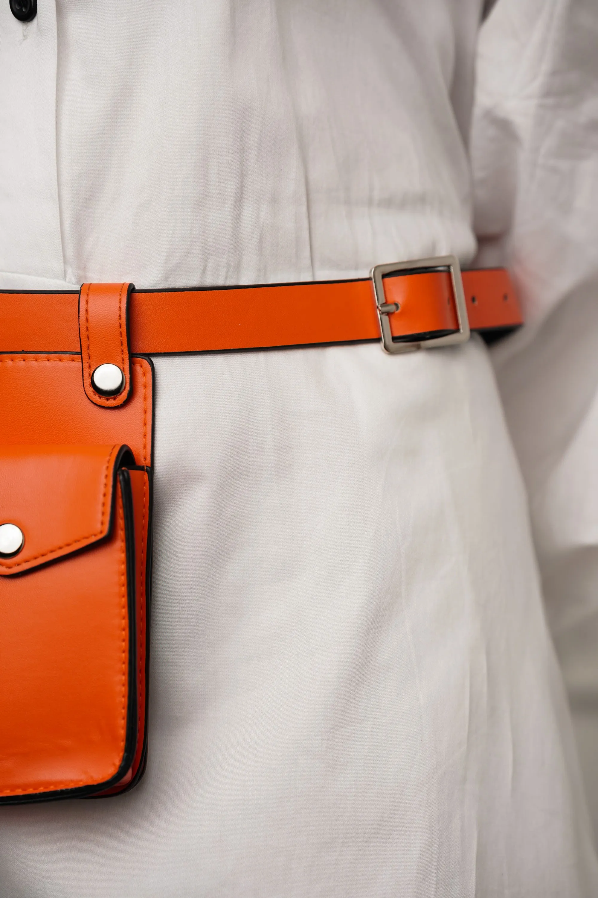 Tangy Snap Waist Belt with Utility Bags