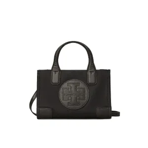 Tory Burch Nylon Ella Micro Tote Bag Black -TB82444